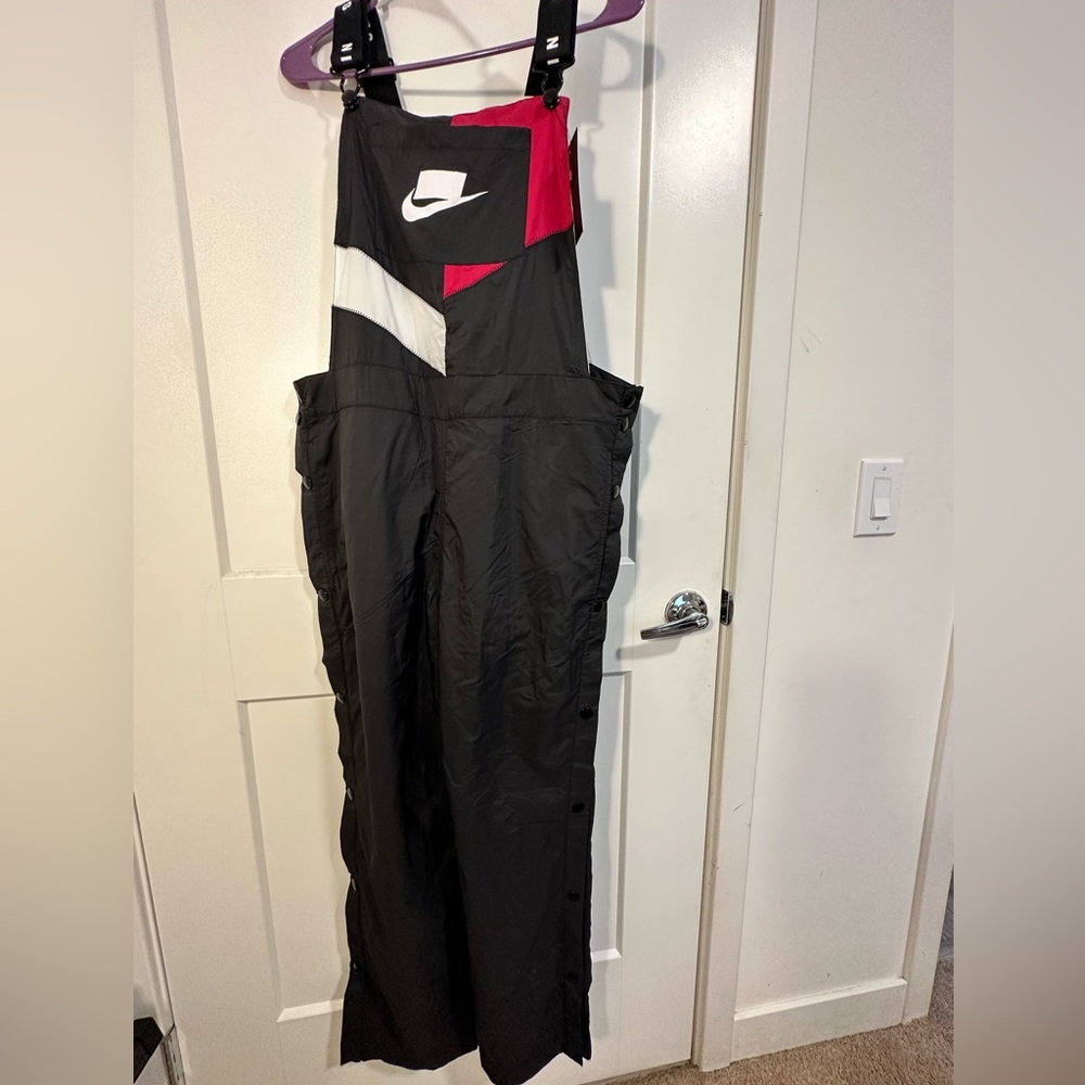 Nike Women’s Woven Overalls Jumpsuit Black
